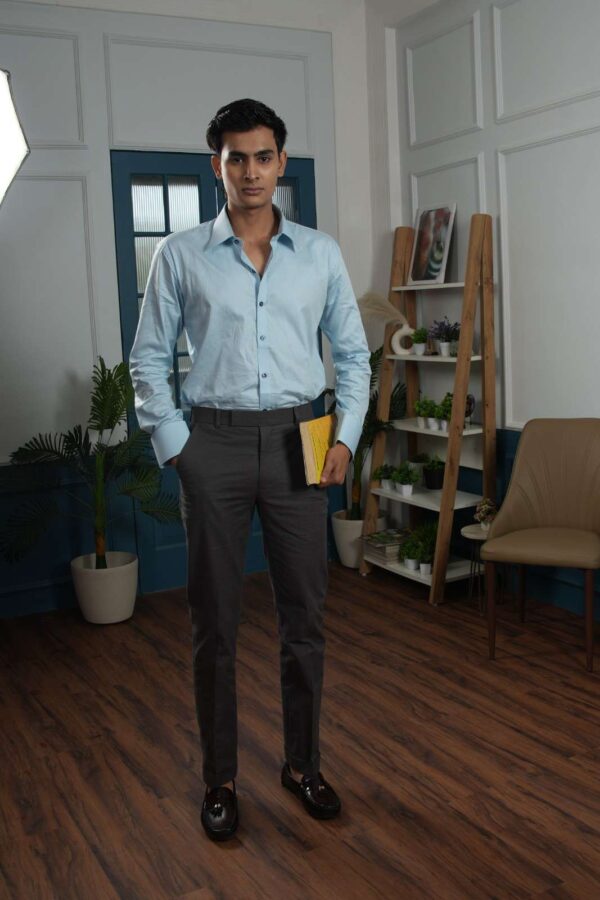 Stone wash linen Trouser