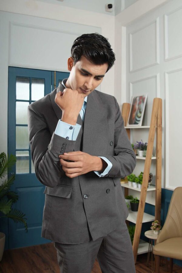 Stone Wash Double Brested Blazer