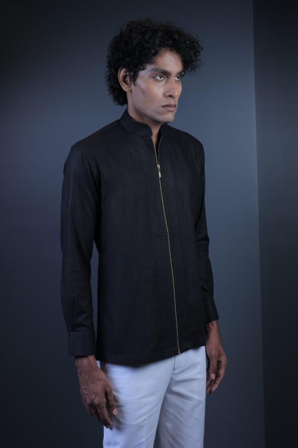 Dark Matter Linen Shacket